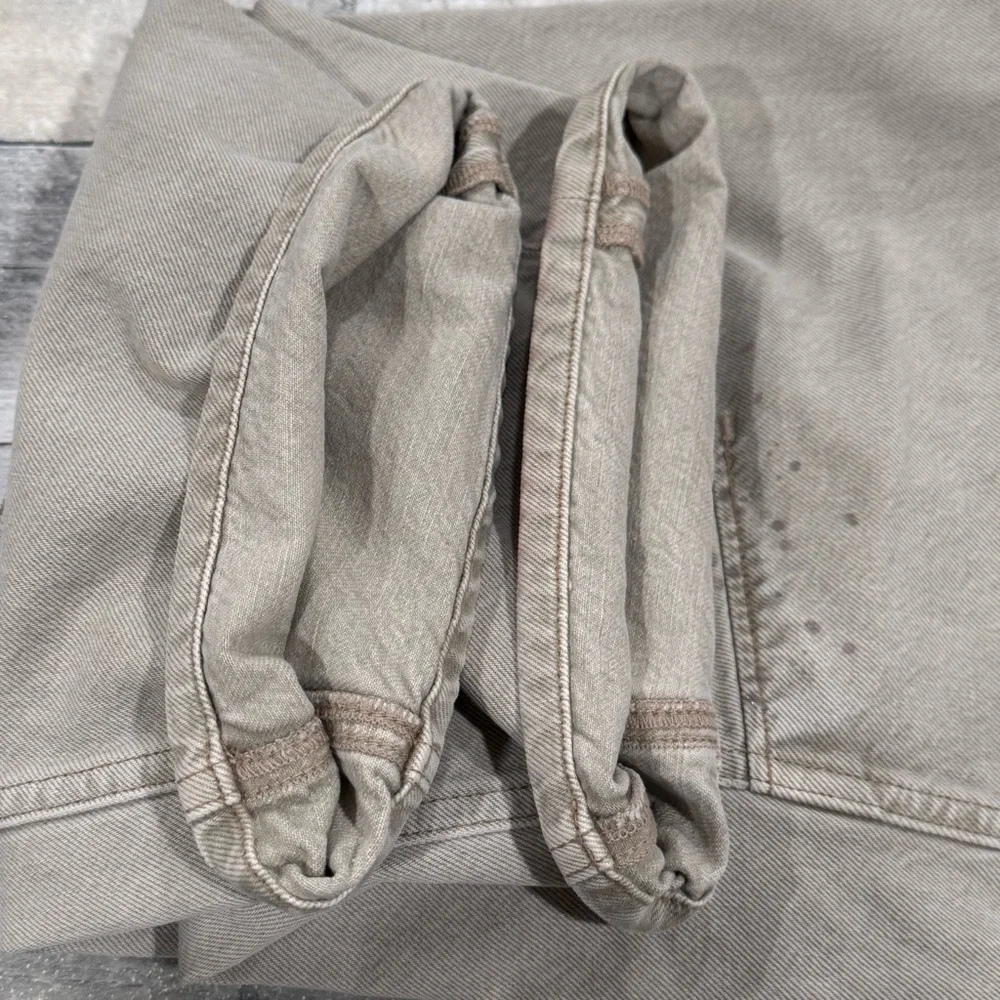 FREE PEOPLE WE THE FREE MOXIE LOW SLUNG PULL ON BARREL JEANS - JETTY - SZ - 29 - Picture 12 of 13